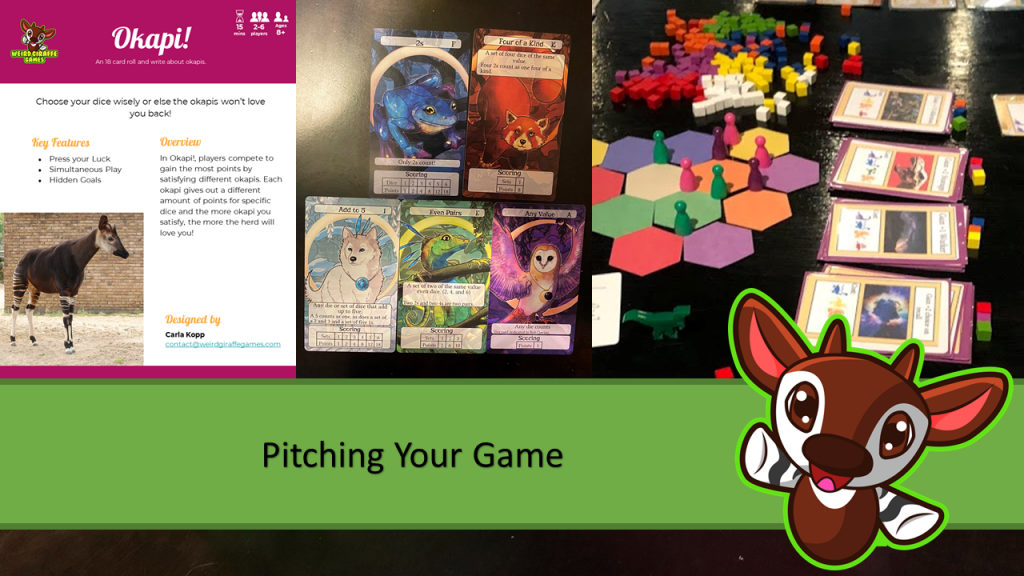 Pitching Your Game Carla Kopp